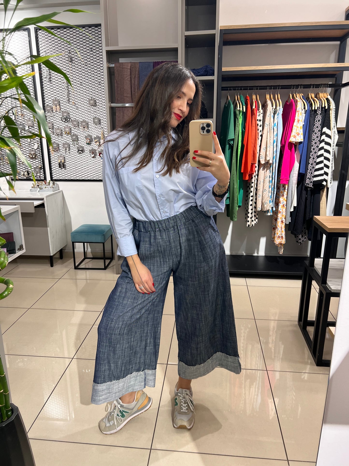 Culotte Jeans Trousers