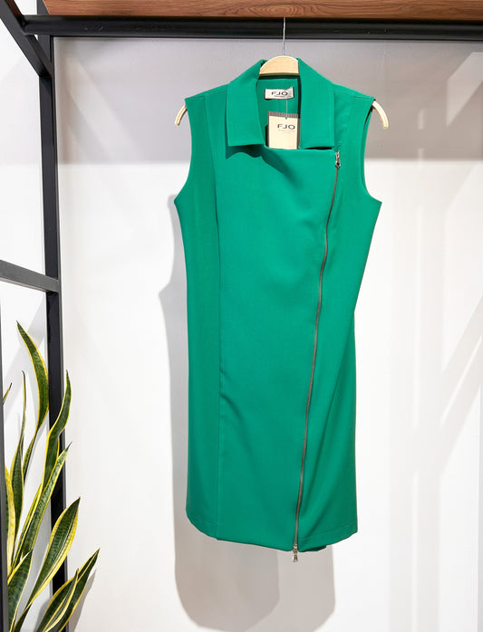Viridian Green Blazer Dress