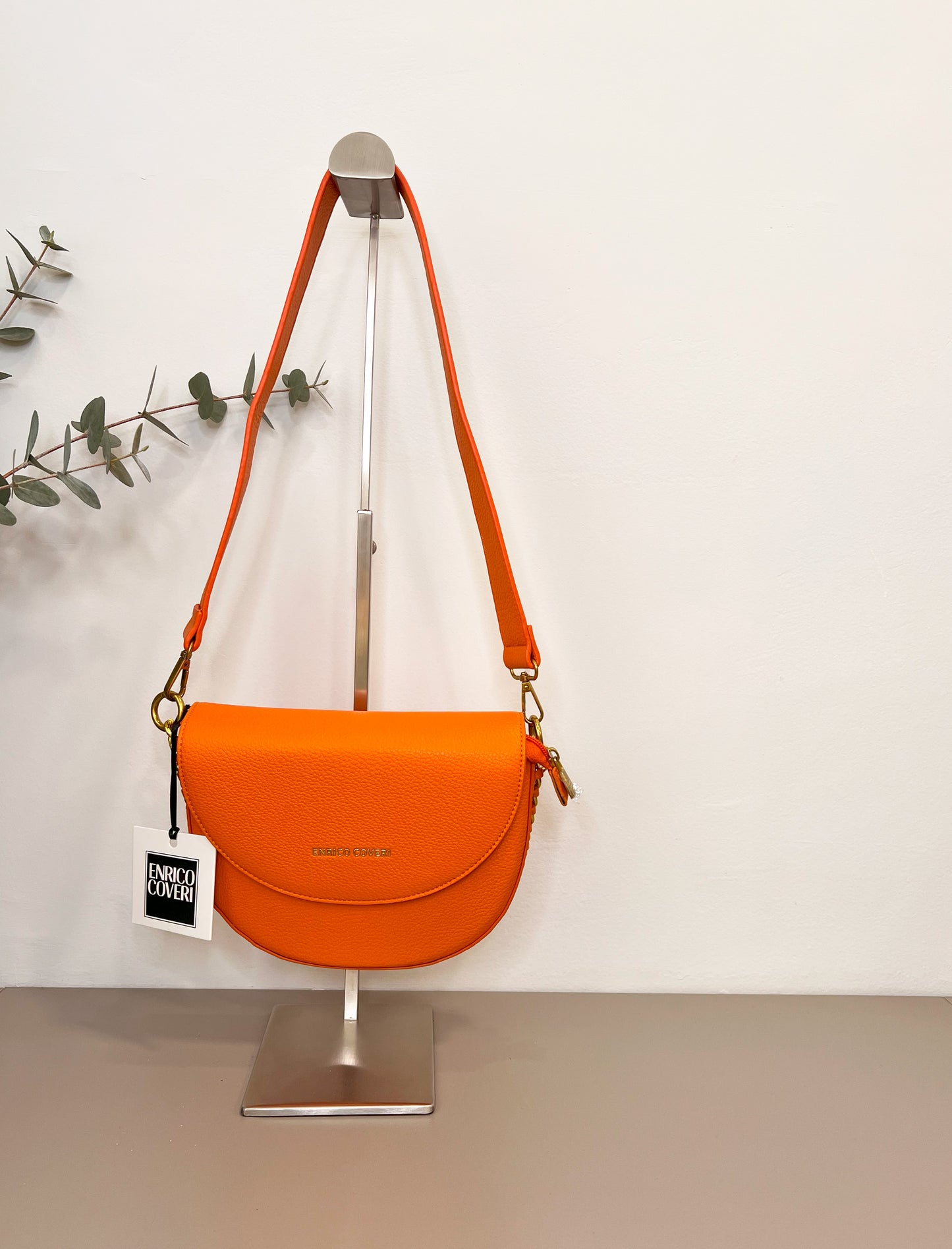Orange Saddle Bag